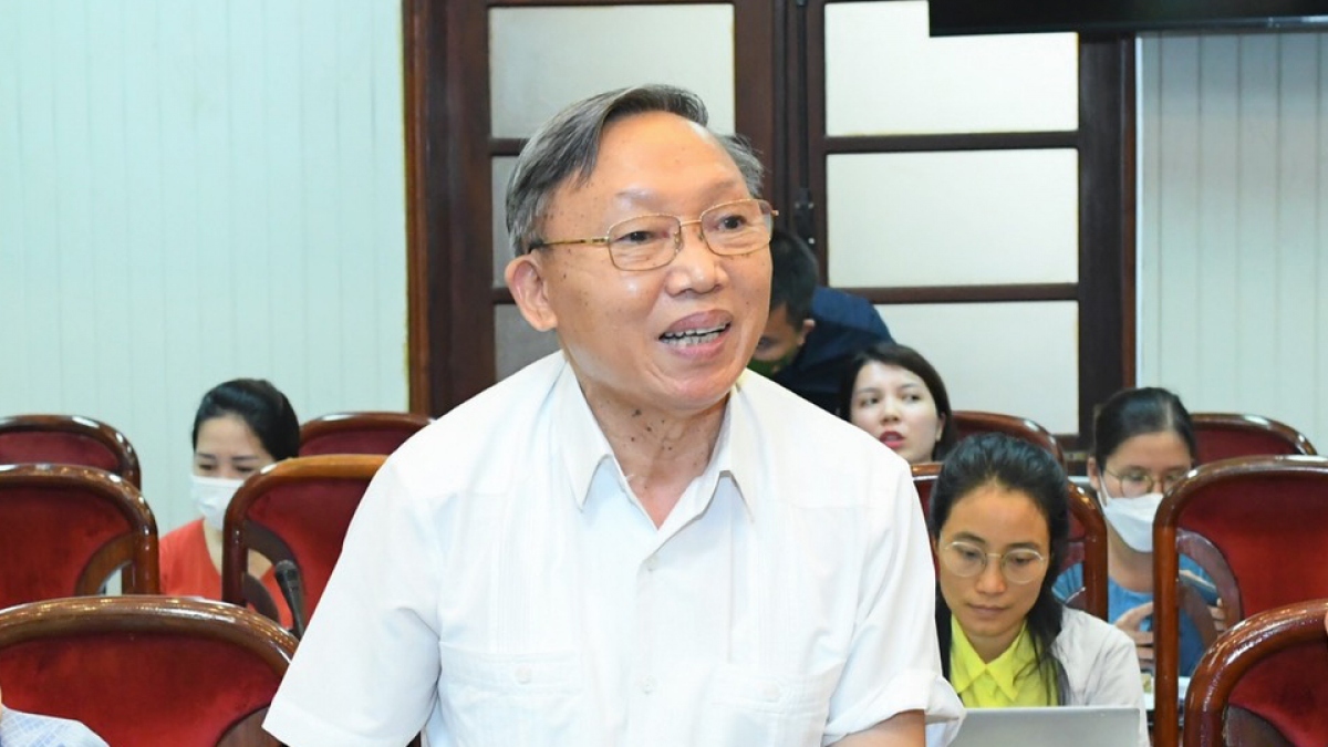 Ông Bùi Đình Bôn, nguyên Thư ký khoa học Hội đồng Lý luận Trung ương.