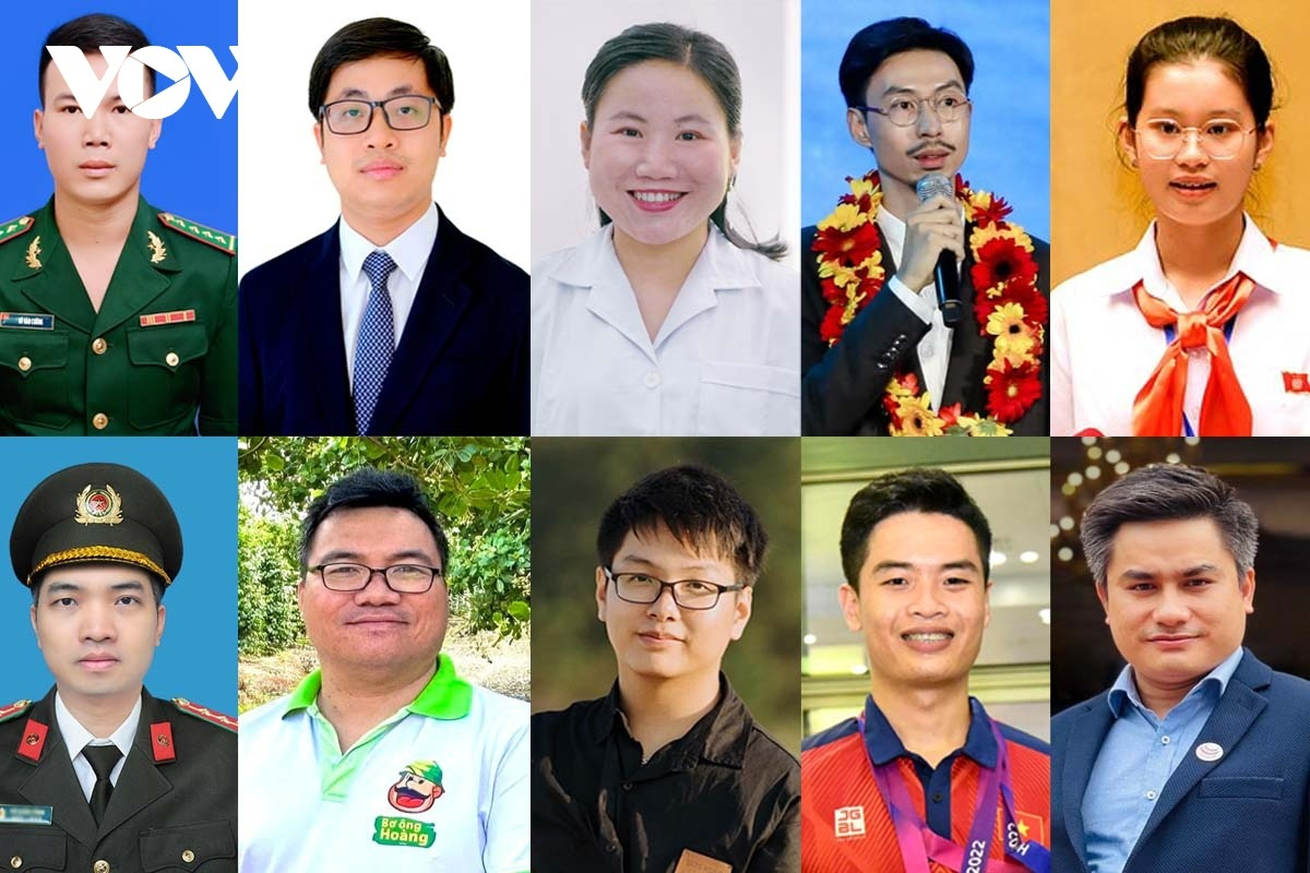 10 gương mặt trẻ Việt Nam tiêu biểu năm 2023.