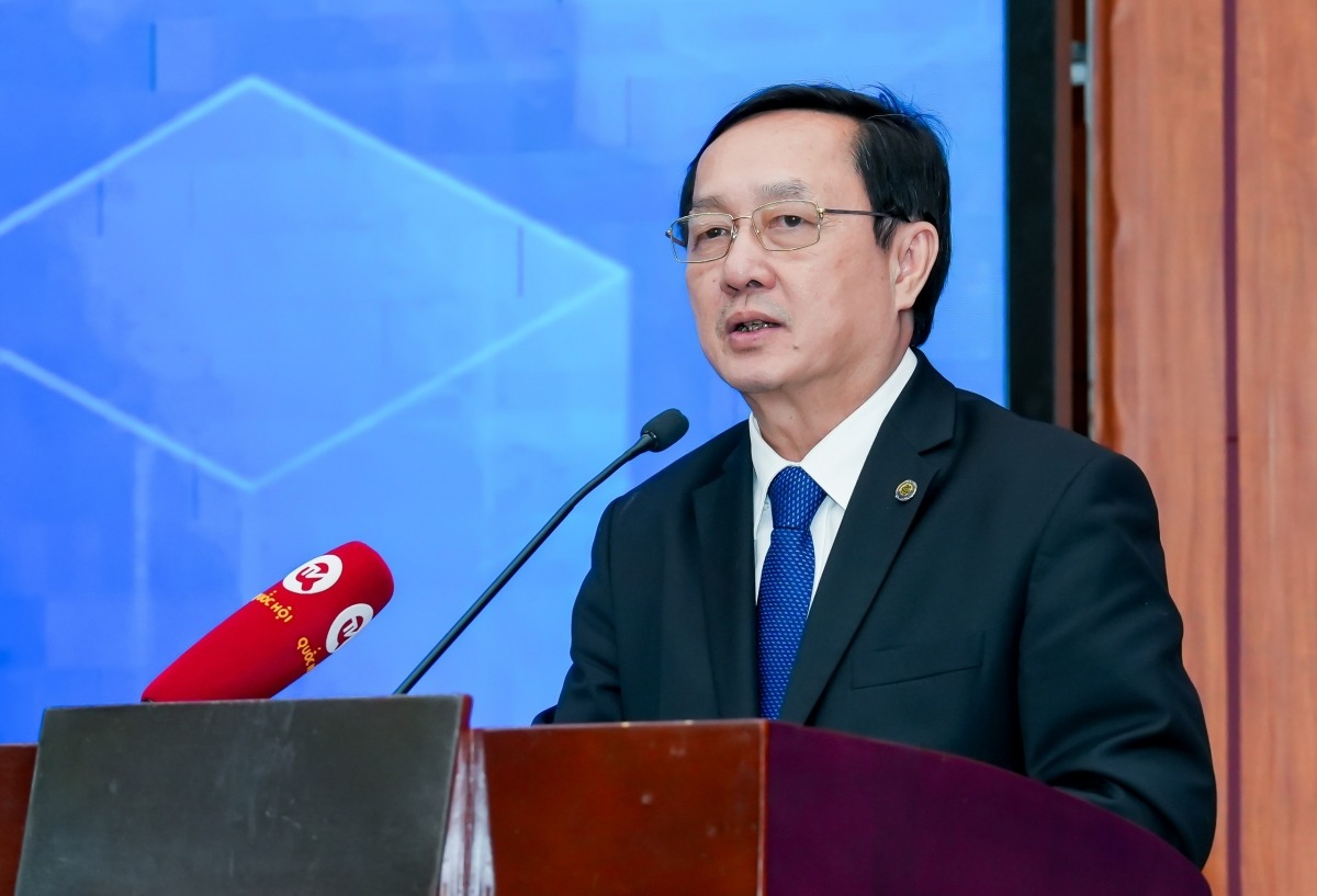 Bộ trưởng Bộ Khoa học và Công nghệ Huỳnh Thành Đạt phát biểu tại sự kiện.