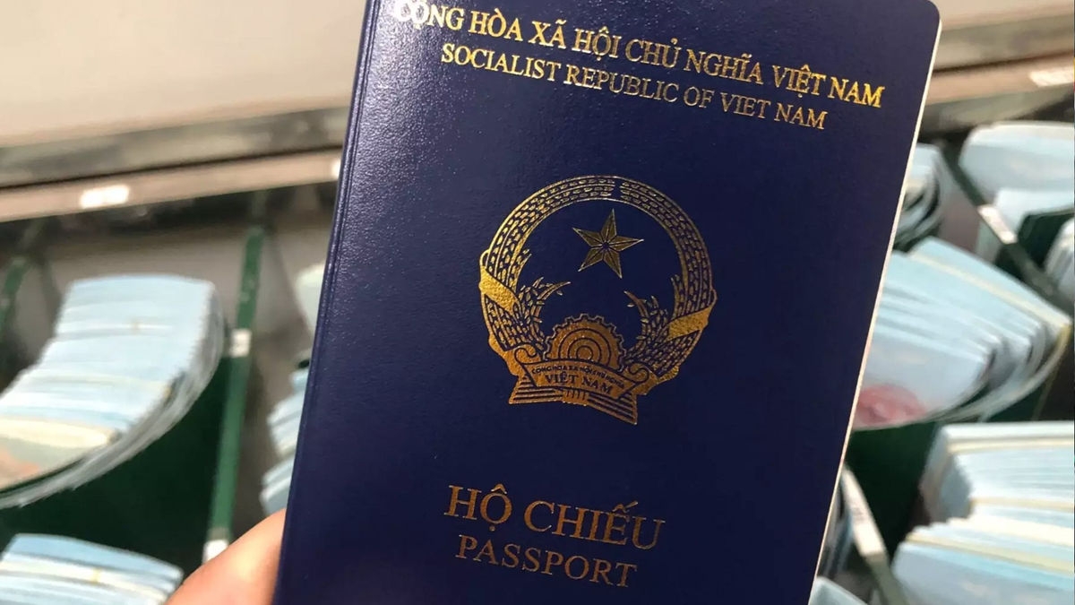 Mẫu hộ chiếu mới.