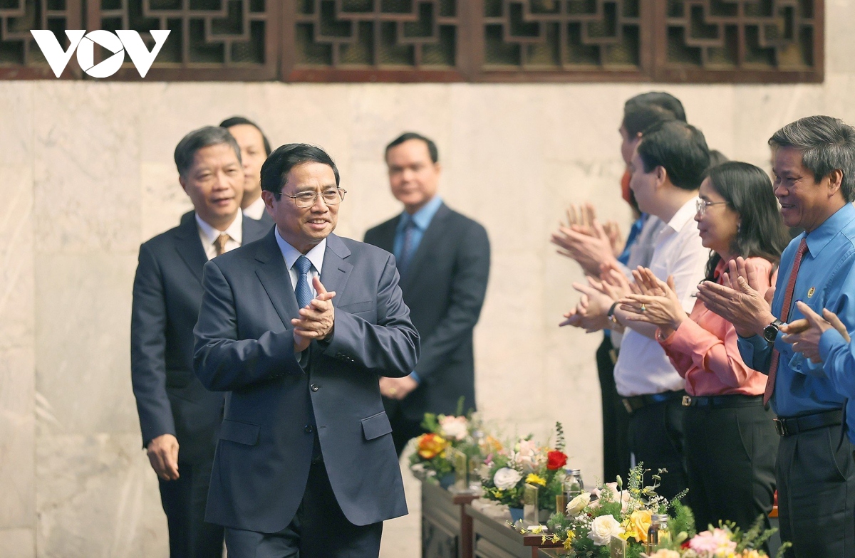 Thủ tướng Phạm Minh Chính và các đại biểu đến dự lễ phát động.