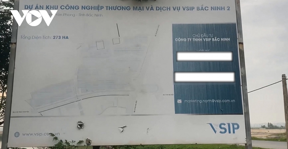 Bản đồ Dự án Khu công nghiệp, Thương mại và Dịch vụ VSIP Bắc Ninh 2.