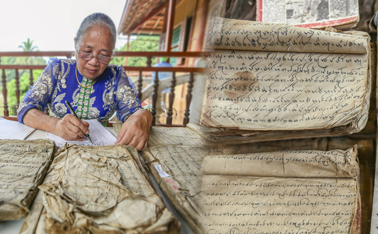 Nghệ nhân ưu tú Lương Thị Đại dành hơn nửa cuộc đời để sưu tầm chữ Thái cổ và những nét đặc sắc trong văn hóa của cộng đồng dân tộc Thái.