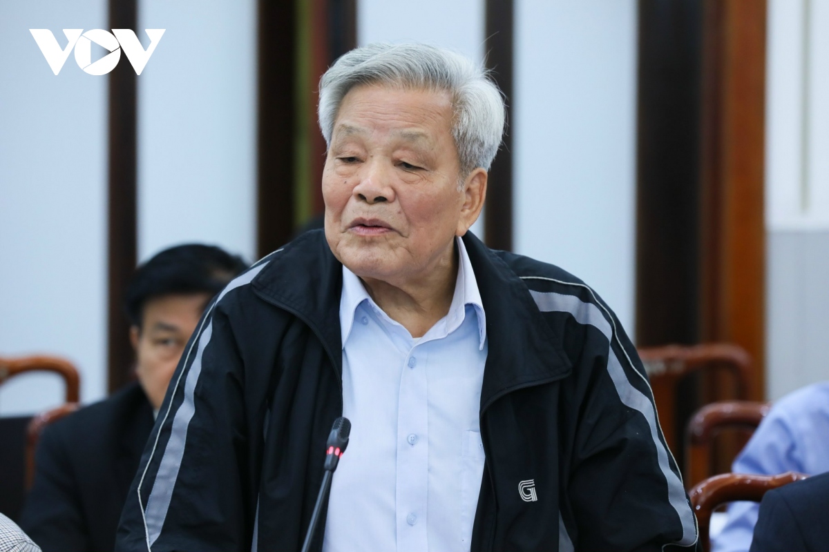 Ông Nguyễn Túc, Ủy viên Đoàn Chủ tịch Ủy ban Trung ương MTTQ Việt Nam phát biểu tại Hội nghị.