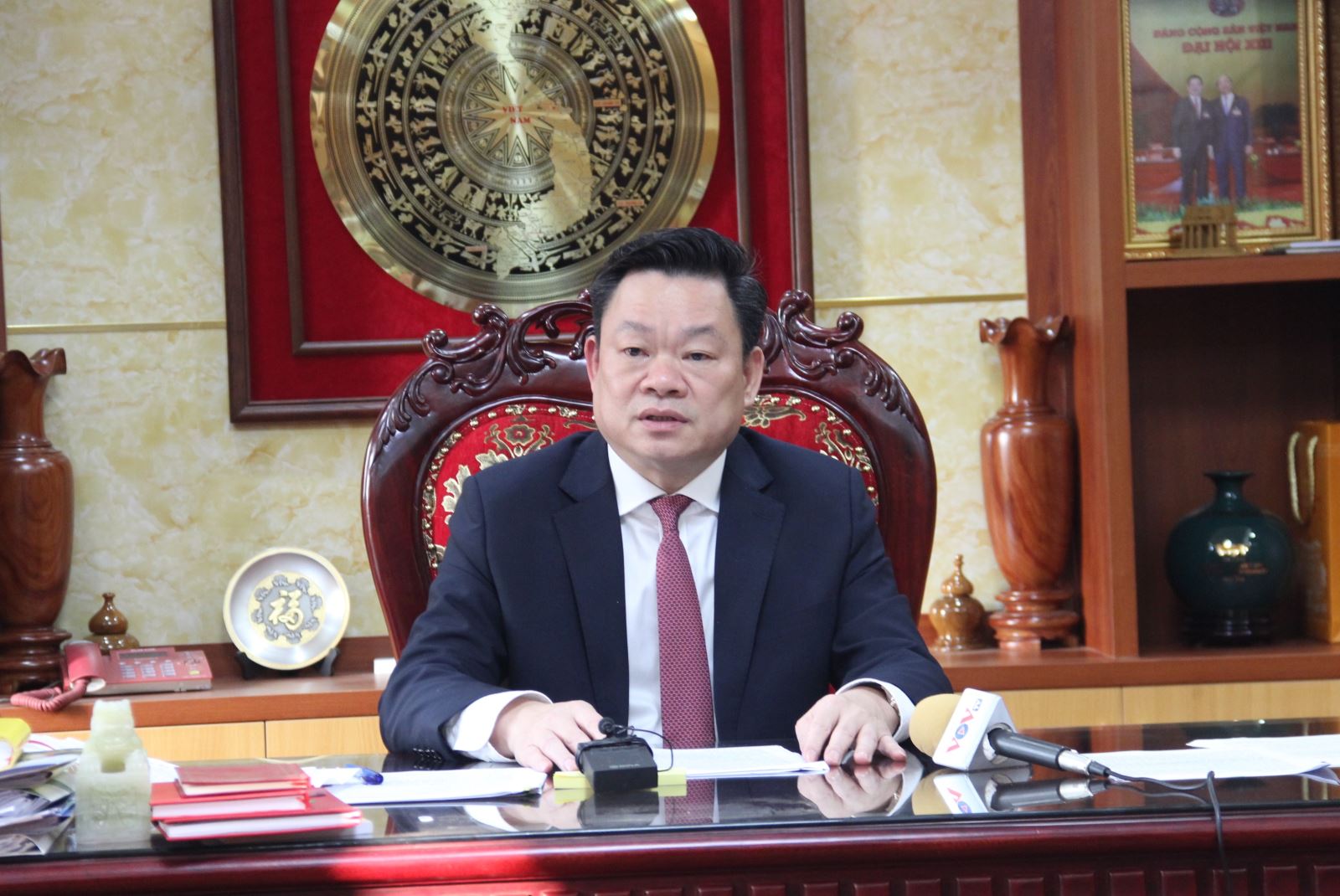 Ông Hoàng Duy Chinh, Ủy viên Trung ương Đảng, Bí thư Tỉnh ủy Bắc Kạn.