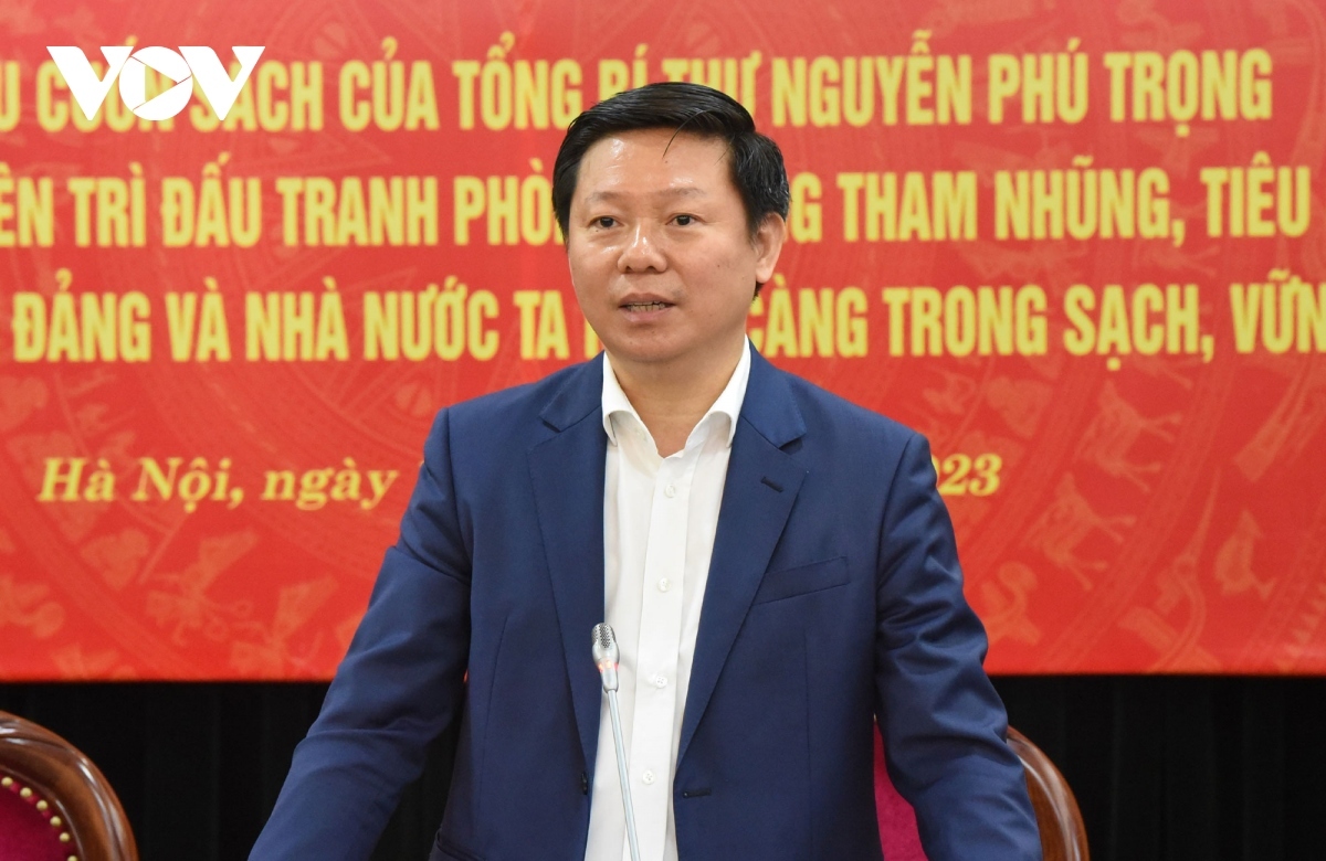 Phó Trưởng Ban Tuyên giáo Trung ương Trần Thanh Lâm (Ảnh: Kim Anh)