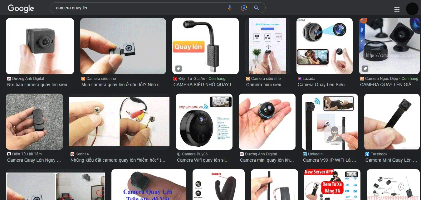 Việc mua bán camera giấu kín, ngụy trang thành cúc áo, đồng hồ,… công khai, dễ dàng tìm kiếm với giá chỉ từ vài trăm nghìn đến tiền triệu.