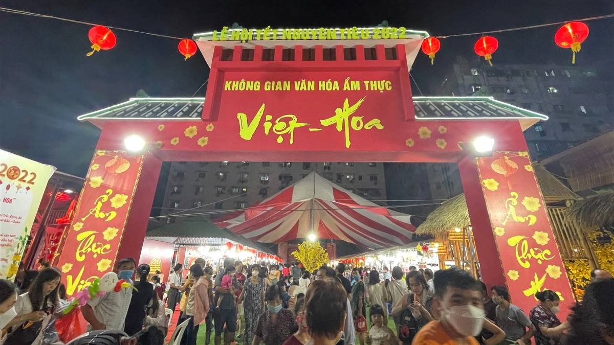 Không gian văn hóa ẩm thực Việt - Hoa diễn ra từ ngày 11/2 đến hết ngày 20/2/2022. (Ảnh: BTC)
