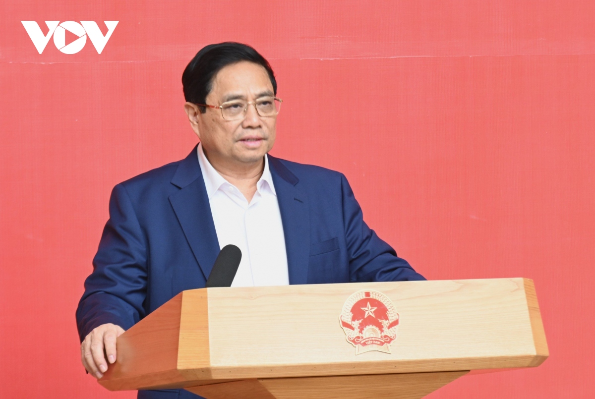 Thủ tướng Chính phủ Phạm Minh Chính phát biểu tại Phiên họp.