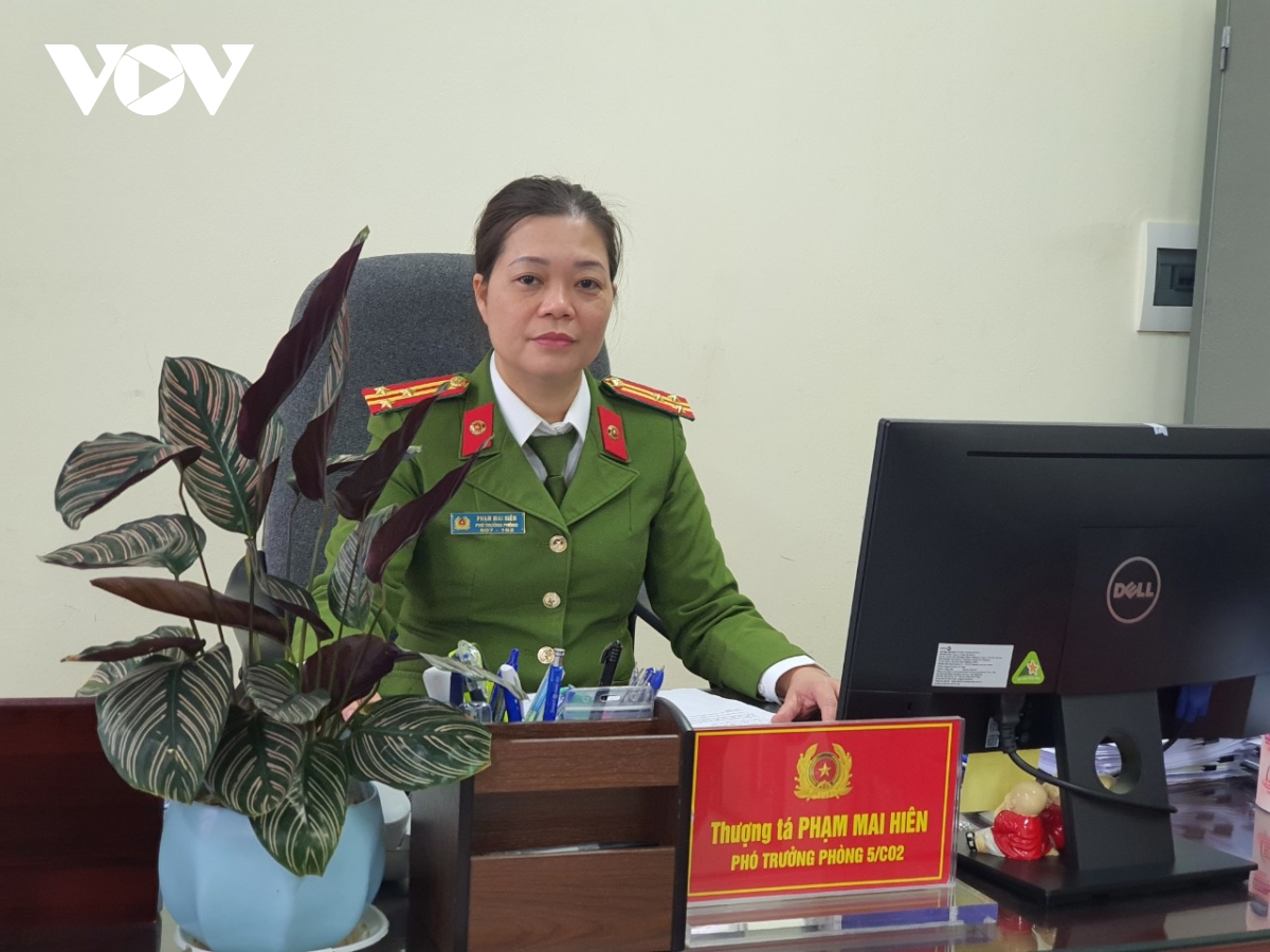 Thượng tá Phạm Mai Hiên, Phó trưởng phòng Phòng chống mua bán người, Cục Cảnh sát hình sự, Bộ Công an.