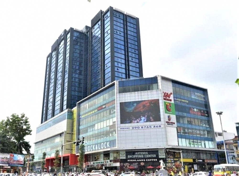 Tòa nhà chung cư Artemis trên trục đường Lê Trọng Tấn. Ảnh: Cổng thông tin điện tử quận Thanh Xuân