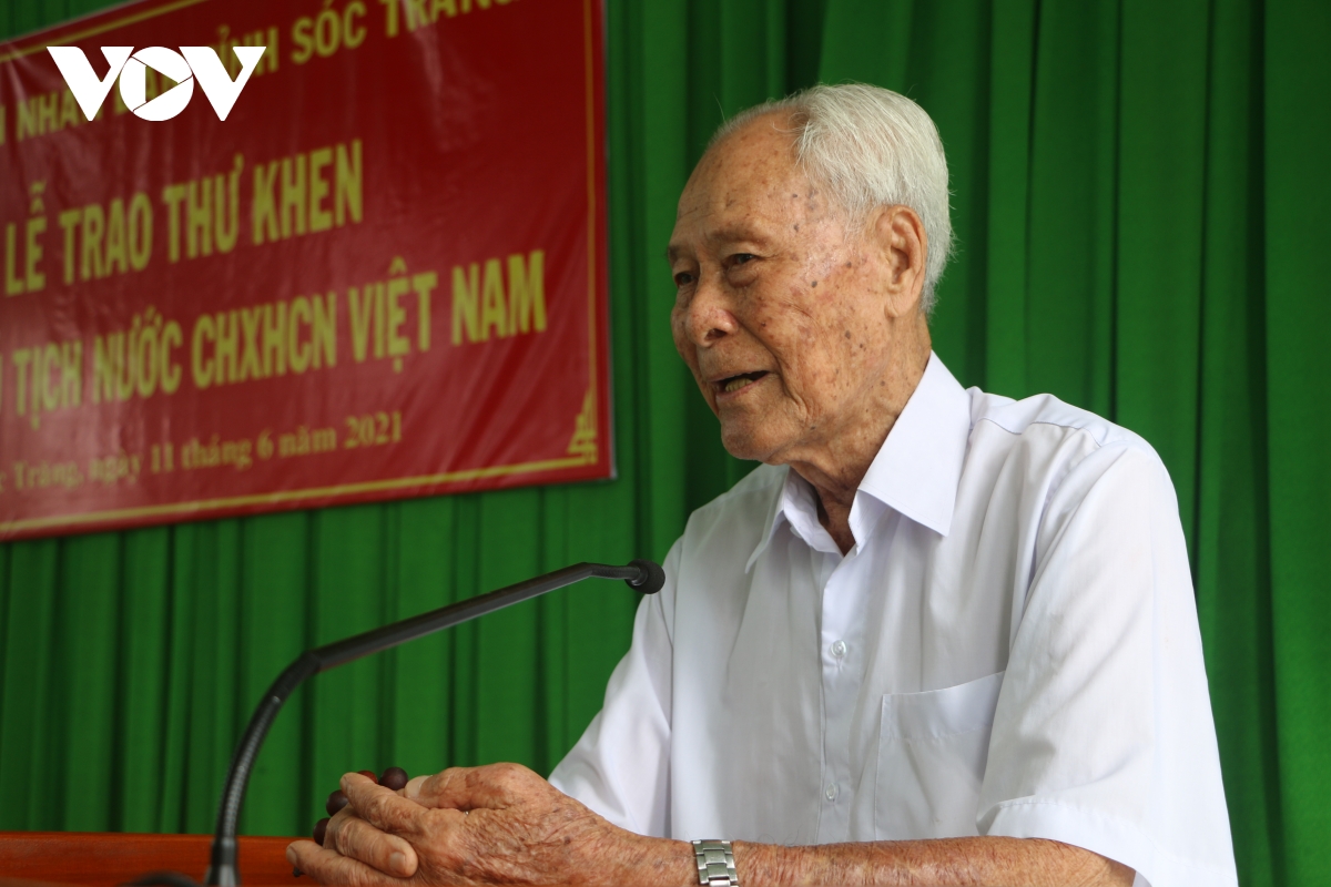 Cụ Trần Cang cảm động trước sự quan tâm của Chủ tịch nước.