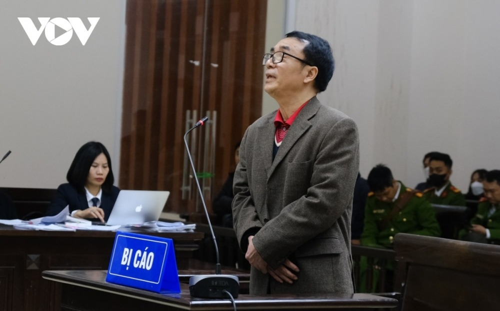 Bị cáo Trần Hùng tại phiên tại tòa phúc thẩm.