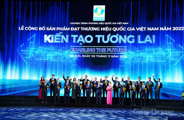 Lễ công bố sản phẩm đạt Thương hiệu quốc gia Việt Nam lần thứ 8, năm 2022